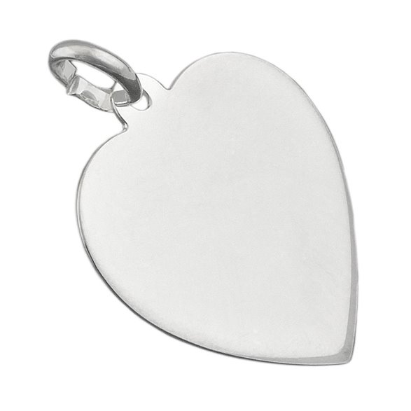 Hängsmycke Heart For Engraving Silver 925