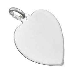 Hängsmycke Heart For Engraving Silver 925