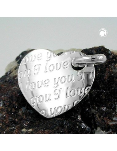 Hängsmycke Heart I Love You Silver 925