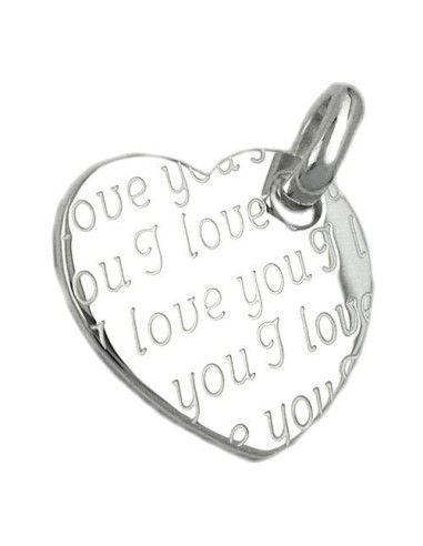 Hängsmycke Heart I Love You Silver 925