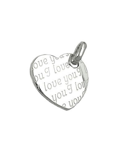 Hängsmycke Heart I Love You Silver 925