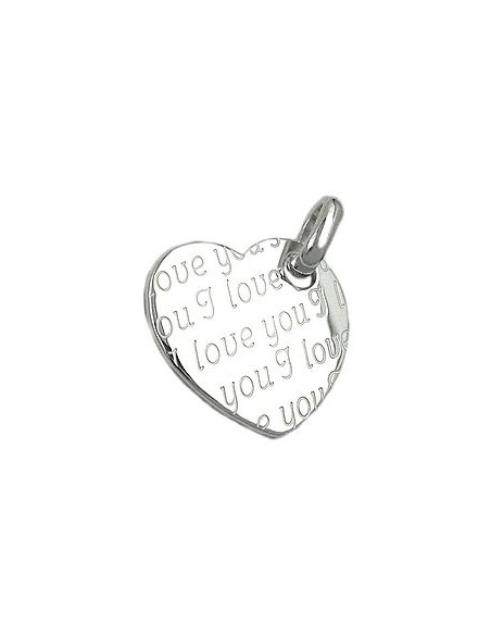 Hängsmycke Heart I Love You Silver 925