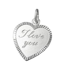 Hängsmycke Heart I Love You Silver 925