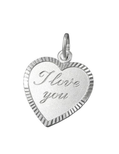 Hängsmycke Heart I Love You Silver 925