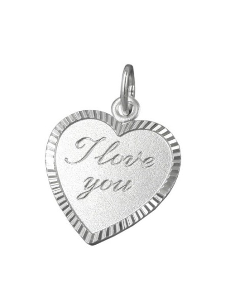 Hängsmycke Heart I Love You Silver 925