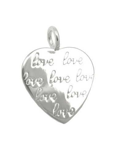 Hängsmycke Heart Imprinting Love Silver 925