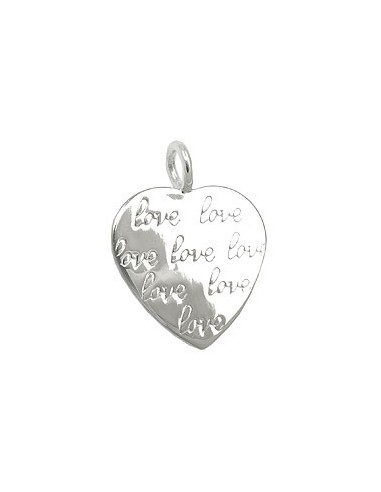 Hängsmycke Heart Imprinting Love Silver 925