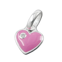 Hängsmycke Heart Pink Zirconia Silver 925