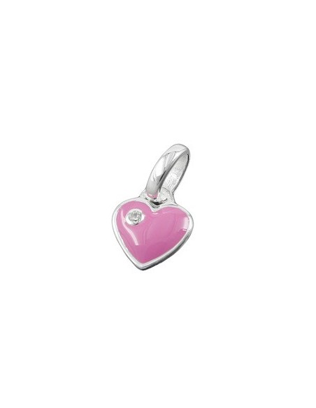 Hängsmycke Heart Pink Zirconia Silver 925