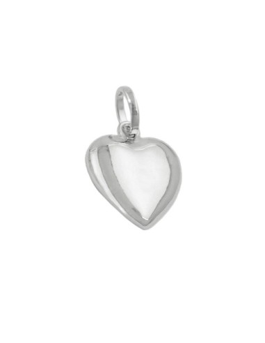Hängsmycke Heart Rhodium Plated Silver 925