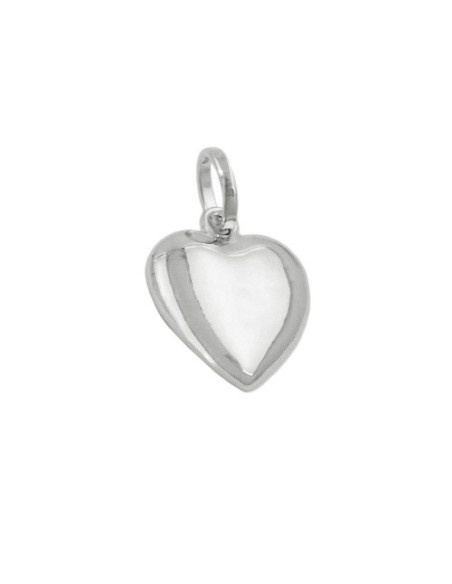 Hängsmycke Heart Rhodium Plated Silver 925
