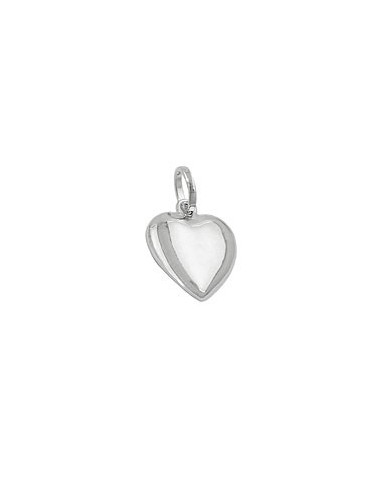 Hängsmycke Heart Rhodium Plated Silver 925