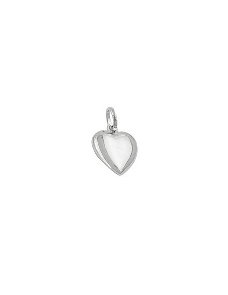 Hängsmycke Heart Rhodium Plated Silver 925