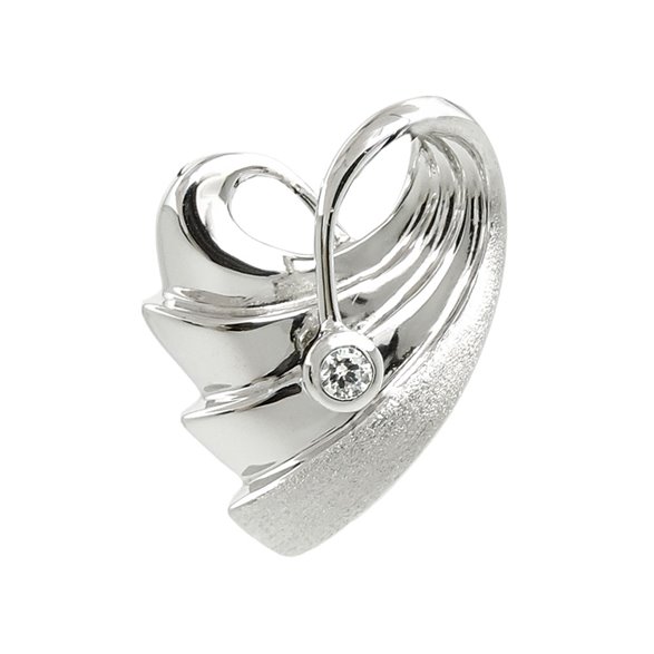 Hängsmycke Heart With Zirconia Silver 925