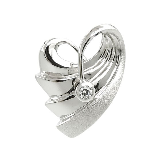 Hängsmycke Heart With Zirconia Silver 925