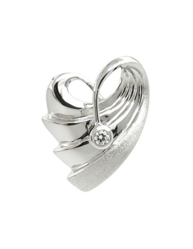 Hängsmycke Heart With Zirconia Silver 925