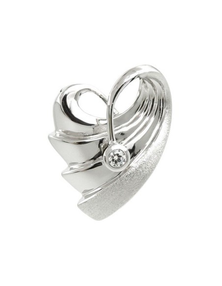 Hängsmycke Heart With Zirconia Silver 925