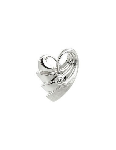 Hängsmycke Heart With Zirconia Silver 925