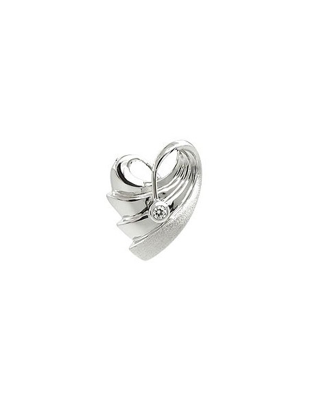 Hängsmycke Heart With Zirconia Silver 925