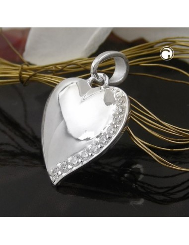 Hängsmycke Heart With Zirconia Silver 925
