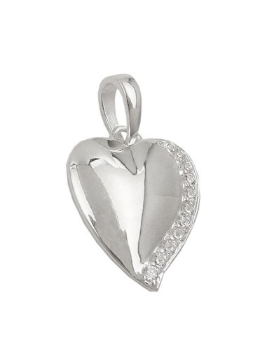 Hängsmycke Heart With Zirconia Silver 925