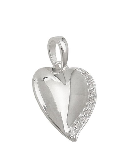 Hängsmycke Heart With Zirconia Silver 925