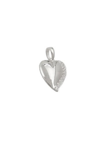 Hängsmycke Heart With Zirconia Silver 925