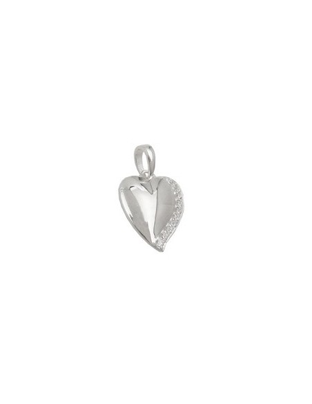 Hängsmycke Heart With Zirconia Silver 925