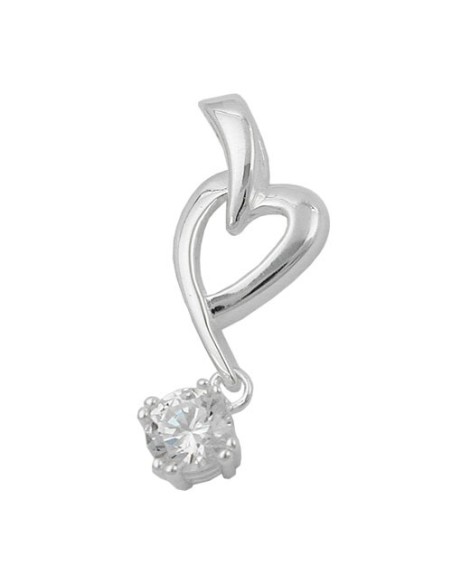 Hängsmycke Heart With Zirconia Silver 925