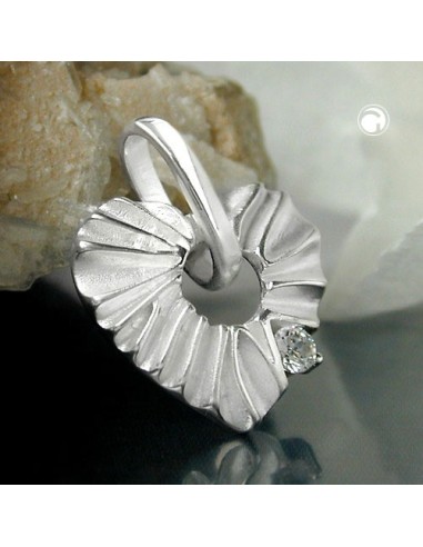 Hängsmycke Heart With Zirconia Silver 925