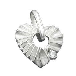 Hängsmycke Heart With Zirconia Silver 925