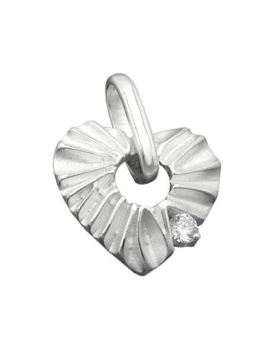 Hängsmycke Heart With Zirconia Silver 925