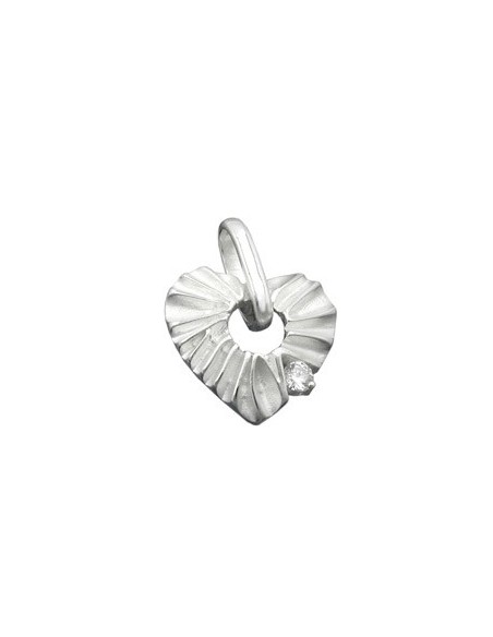 Hängsmycke Heart With Zirconia Silver 925