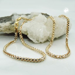 necklace wheat chain 45cm 14k gold