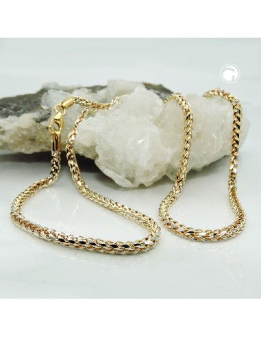 necklace wheat chain 45cm 14k gold