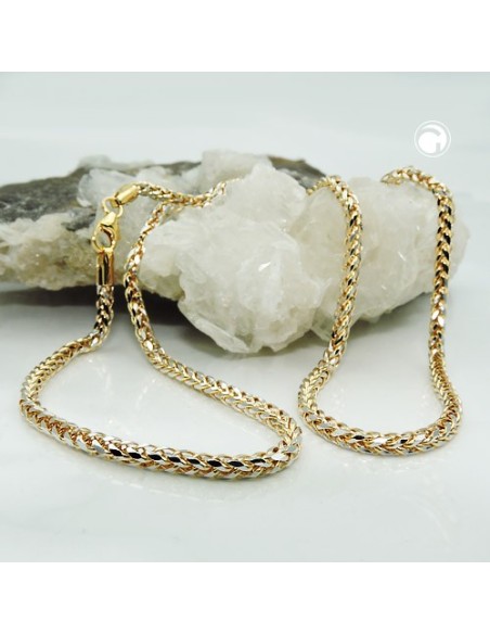 necklace wheat chain 45cm 14k gold