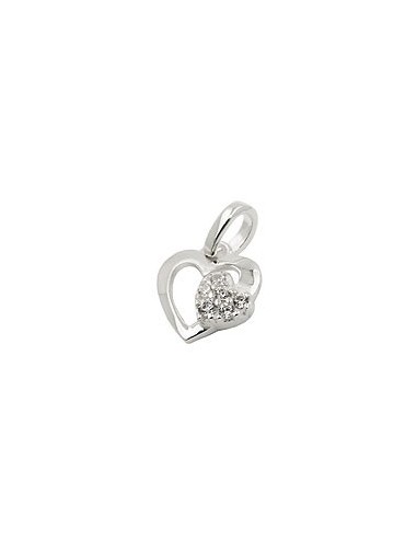 Hängsmycke Heart With Zirconia Silver 925