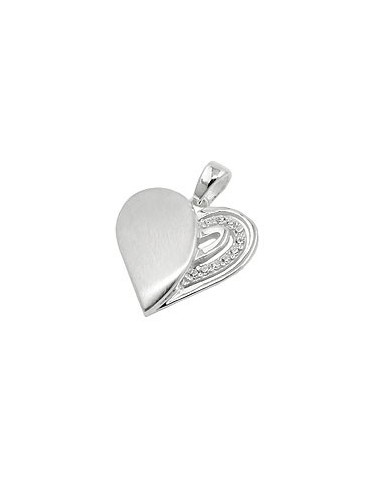 Hängsmycke Heart With Zirconia Silver 925