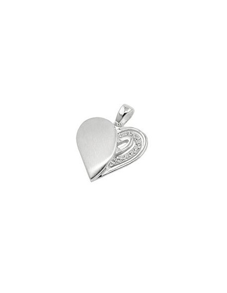 Hängsmycke Heart With Zirconia Silver 925