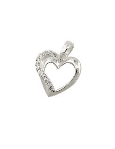 Hängsmycke Heart With Zirconia Silver 925