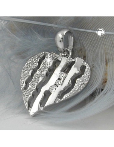Hängsmycke Heart With Zirconias Silver 925