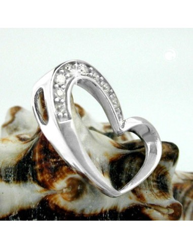 Hängsmycke Heart Zirconia Elements Silver 925