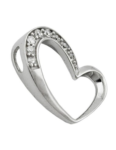 Hängsmycke Heart Zirconia Elements Silver 925