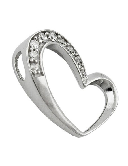 Hängsmycke Heart Zirconia Elements Silver 925
