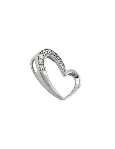 Hängsmycke Heart Zirconia Elements Silver 925