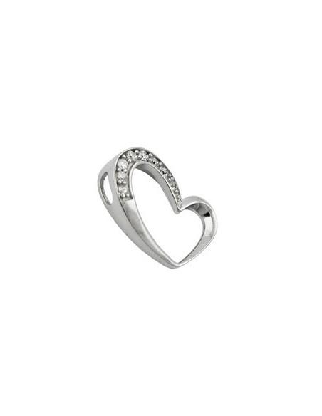 Hängsmycke Heart Zirconia Elements Silver 925