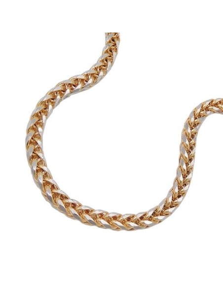 necklace wheat chain 45cm 14k gold