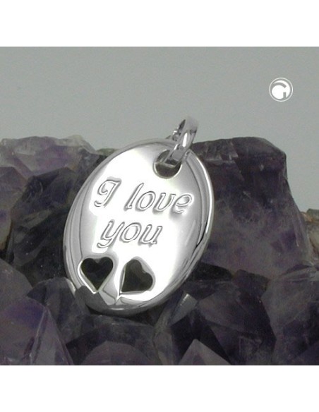 Hängsmycke I Love You Silver 925