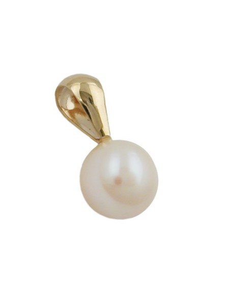 pendant approx. 6mm cultured pearl round 9k gold