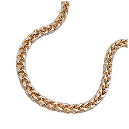 necklace wheat chain 45cm 14k gold